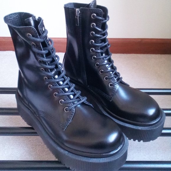 JEFFREY CAMPBELL Women Platform Combat Boots NWOB - Picture 6 of 8